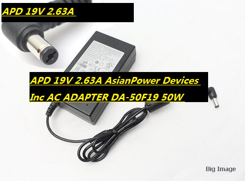 *Brand NEW* BENQ EW2740L AC Adapters APD 19V 2.63A AsianPower Devices Inc AC ADAPTER DA-50F19 50W Po